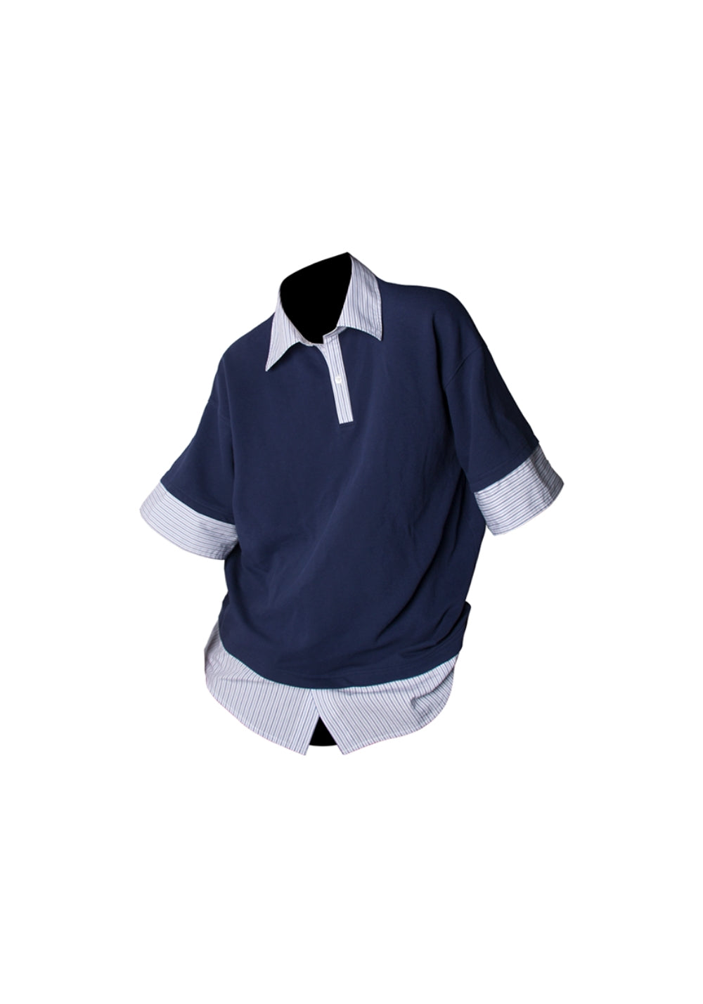 RELABEL丨Layered Polo Shirt - PSYLOS 1, RELABEL丨Layered Polo Shirt, Shirt, RELABEL, PSYLOS 1